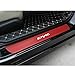 SENYAZON Car Door Threshold Plate Carbon Fiber Scuff Sticker Door Sill Sticker for Honda Civic