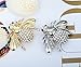 MagiDeal Lovely Small Honey Bee Rhinestone Brooch Pin for Women Silver