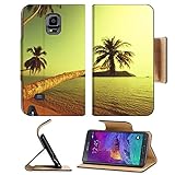 Samsung Galaxy Note 4 Flip Pu Leather Wallet Case Serenity beach IMAGE 34091268 by MSD Customized Premium