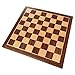 Chronos Chess Board with Inlaid Walnut Wood, Small 11 x 11 Inch, Board Only