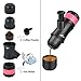 Espresso Coffee Maker by Litchi Double Shot Portable Espresso Maker 3 OZ with Additional Reusable Filter Carrying Bag for Camping, Hiking, Picnic