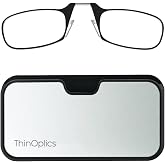 ThinOptics unisex-adult Universal Pod Case and Readers Rectangular Reading Glasses