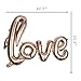 Bridal Shower Decorations Love Balloons Rose gold Tissue Paper Pom Poms Flowers Tassel Paper Garland Pink And Gold Party Supplies Kit