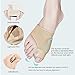 Bunion Corrector and Bunion Relief, Bunion Splint Pads for Hallux Valgus, Big Toe Joint, Hammer Toe, Toe Separators Spacers Straighteners with Foot Massage Ball