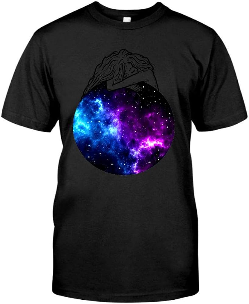 Girl Galaxy TShirt Front Print TShirt, Ladies TShirt, Hoodie, Sweatshirt, Long Sleeve, Tank
