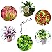Grow Light, Grow Lights for Indoor Plants, Coson 18W 40 LED Bulbs Timming Plant Grow Lamp with Red, Blue Spectrum, 3/9/12H Timer, Dual Head Adjustable Gooseneck, 10 Garden Labels