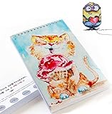 Sketchbook for Kids: 50 Sheets for Drawing With Tutorial on How to Draw a Cool Minion - Cute Cat on Hardcover - Spiral Acid Free Journal or Pad - Best Designs