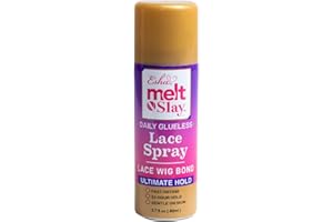 Esha MELT N SLAY Glueless Lace Spray - Ultimate Hold, Sweat & Water Resistant, Long-Lasting Secure Grip for Lace Wigs, Invisible Matte Finish & Edge Protection (80ML)