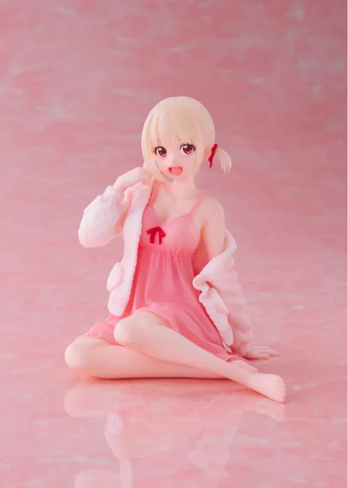 TAITO-Lycoris Recoil Aqua Desktop Cute Figure - Chisato Nishikigi (Roomwear Ver.)