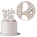 Bride to Be Cake Topper - Premium Rose Gold Metal - Sparkly Bridal Shower or Bachelorette Party Cake Topper - Now Protected in a Box