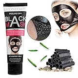 Peel Off Mask Black Mask Blackhead Remover Mask Original activated charcoal Mask adsorption blackheads Nose Acne Treatment Oil Control From MOND'SUB (100g)