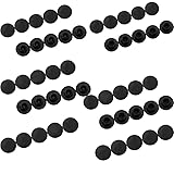 YehVeh 50 Pack M5 + M6 Screw Caps Covers Hexagon