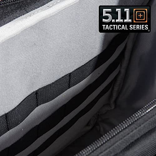 5.11 Tactical Unisex Side Trip Briefcase, 32L Spacious Carry Bag for Travel, Black, One Size, Style 56003