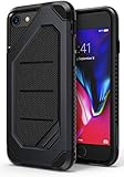 iPhone 7 Case, Ringke [Max Series] Streamlined Reinforced Heavy Duty Defense [Shock Absorption] Ergonomic Reassuring Grip Stylish Armor Protective Cover for Apple iPhone 7 2016 - Slate Metal