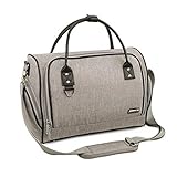 Diaper Bag, Hafmall Large Designer Diaper Tote Bag for Mom and Dad, Stylish Convertible Travel Baby Bag for Boys and Girls, Multi-Function Portable Handbag with Insulated Pockets
