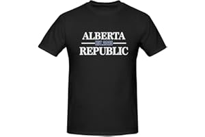 Fapullks Funny T Shirts Alberta Republic Shirt Alberta Separation Independence T-Shirt America 51st State
