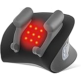 CRECAD Neck Massager Pillow with Heat, Shiatsu Back and Shoulder Massage with Deep Tissue Kneading, Portable Cervical Traction Device for Full Body Muscle Pain Relief, Gift for Women Men Christmas