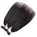 Odir Kinky Straight Bundles 12 14 16 Inch Human Hair Unprocessed 9A Brazilian Yaki Straight Virgin Hair 3 Bundles Kinky Straight Remy Hair Extensions 300g Natural Color