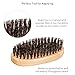 Beard Brush and Comb, A Set of Beard Grooming Care Kit of Bristle Beard Brush and Natural Wood Beard/Hair Combs for Blam or Oil, Best Mostache Accessories Gift for Beard Men