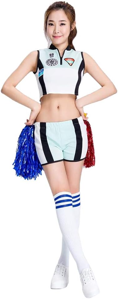 Amazon S C Live バスケットボールチアガール衣装 サッカーチアリーダー衣装 トップス スカートセット Football Baby Basketball Baby服 Race Queen Rq衣装 レースクイーン衣装 コンパニオン衣装 コスプレ 可愛い 明るい 女子の応援団員ユニフォーム Twice着用ダンス
