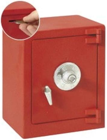 Btv - Hucha Caja Fuerte Roja 11782: Amazon.es: Bricolaje y herramientas