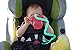 Brilli Baby Cup Catcher Patented Safety Tether Strap, Attach Sippy Cups, Bottles, Pacifiers & More to Stroller, High Chair, Car Seat, Made in USA, Food Grade, Dishwasher Safe (Aqua)