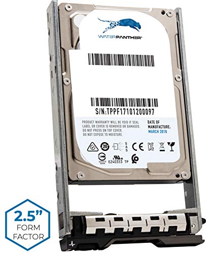 1 TB 7.2K RPM NLSAS 2.5in Hot-Plug HDD for Dell PowerEdge Servers | Enterprise Data Center Hard Disk Drive in 13G Caddy | Compatible with 9W5WV 09W5WV 56M6W 400-ALVB 400-ALUQ CFMWR
