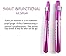 Penlight (Purple) Oak-Lite's Nurse Penlight (2 Pack and AAA Batteries Included) with Pupil Gauge and Pocket Clip. Perfect 2018 Gift for Doctors EMTs and Nursing Students