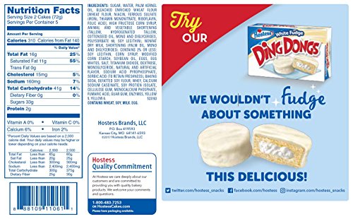 Hostess Ding Dongs Chocolate Donuts, 12.7 oz - foodnflavors.com