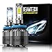 BEAMTECH 9005 LED Bulb, Conversion Kit Fanless Quieter CSP Chip Xenon White All In One Halogen Replacement Focused Pattern Low Fog Light