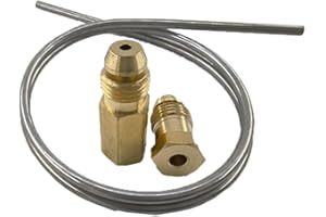 IRNYSO lrnyso Replacement heater fireplacesc central heating system onnecting pipe Pilot Tubing set 20" Long 392449-1 392449-4 fits Honeywell Resideo Heaters DV1004 Empire Heater DV25-2 DV35-2 etc