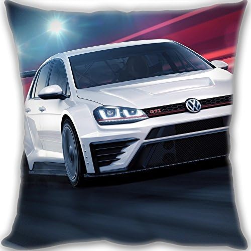 New Style Custom Volkswagen Golf GTI TCR 2016 personalized and unique style Throw Pillow 4545cm(1818inch) Medium Size 450g(1lb)