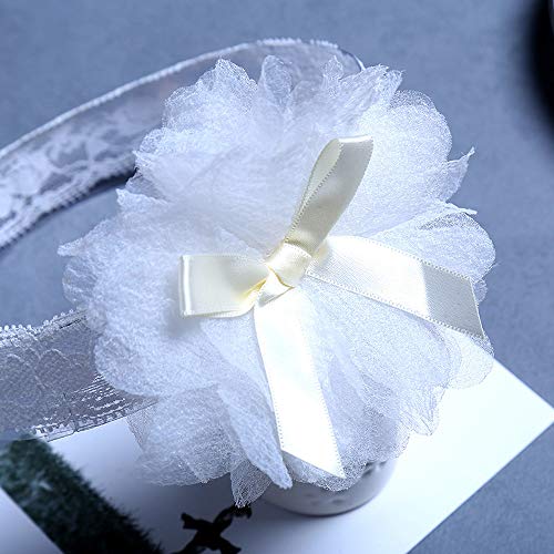Baby Girls Headbands, AOKE Chiffon Flower Lace Band Hair Accessories for Newborns, Toddlers and Children