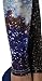 SlickBlue Galaxy Space Printed Footless Tights Leggings - Blue, 2XL - 3XL- 4XL