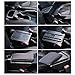 Armrest Rotatable Black Leather Center Console Storage Box For Mitsubishi Mirage Attrage 2014-2018 Arm Rest