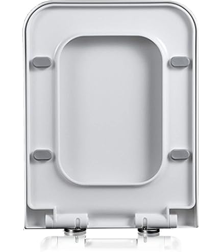 Roca Supralit WC-Sitz & Deckel – Quadratisch, Weiß, Mit Edelstahlscharnieren