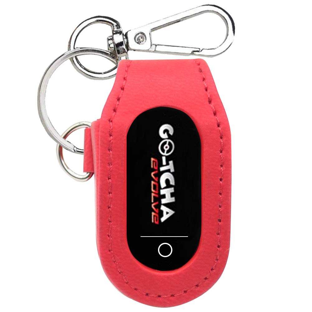 Logity Case Cover for Gotcha Evolve with Keychain Carabiner. Red