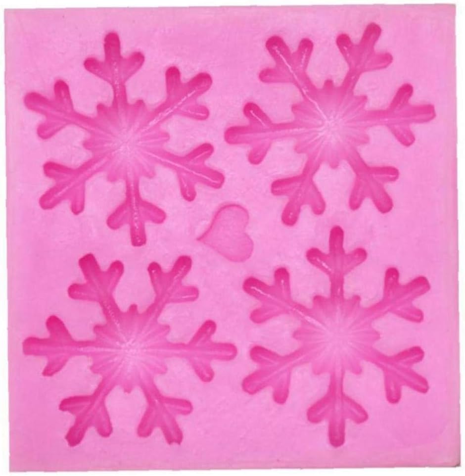 Snowflake Silicone Mold Reusable Candy Chocolate Mould Fondant Soap Molds Cake Decorating Baking Tool