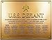 Star Trek Deep space Nine U.S.S. Defiant Dedication Plaque by Eaglemoss