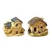 8 Pieces Fairy Garden Accessories Miniature Fairy Garden Stone House for Miniature Garden Ornaments Dollhouse Decor (Random color)