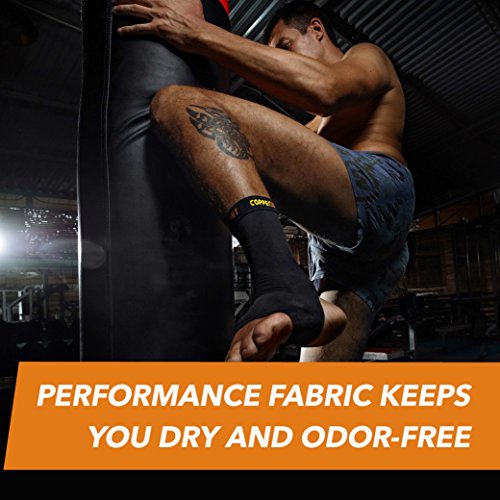 CopperJoint Copper-Infused Compression Ankle Sleeve, High-Performance, Breathable Design Provides Comfortable and Durable Joint Support for All Lifestyles, Single Sleeve (Small)