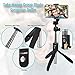 Selfie Stick Bluetooth - FREELLIGENT Extendable Selfie Stick with Wireless Remote and Tripod Stand Selfie Stick for iOS & Android