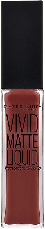 Maybelline Color Sensational Vivid Matte Liquid Lipstick 37 Coffee Buzz view 3