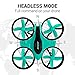 Mini Quadcopter Drone, F36 Mini RC Drone 2.4G 4CH 6Axis Gyro Remote Control Nano Drone RTF for Kids Adults Beginners - Headless Mode, 3D Flip, One Key Return