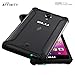 BLU R1 HD Case, POETIC Affinity Series Premium Thin/No Bulk/Slim fit/Clear/Dual Material Protective Bumper Case for BLU R1 HD (2016) Black/Clear