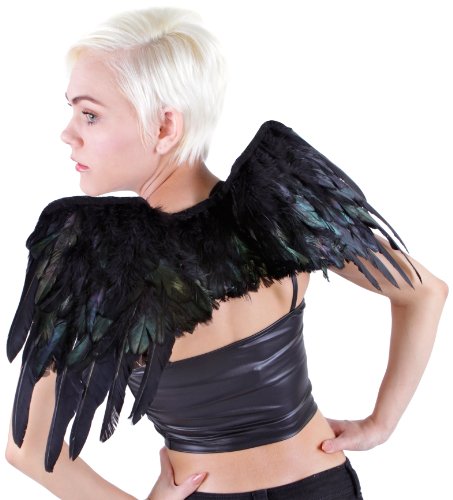 Zucker Feather Products Raven Wing, 12.30-Inch, Black Iridescent
