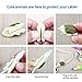 Lingpeng 6PCS Cute Animal Cable Bites (Tiger Luminous+Hedgehog + Rabbit+Turtle+Dog+ Panda) iPhone Cable Bite Cord Data Line Protects Cell Phone Accessories