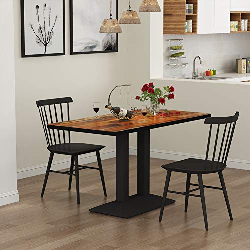 Tribesigns Dining Table, Dinette Table Breakfast Table for Kitchen, Dining Room, Living Room (Rectangular)