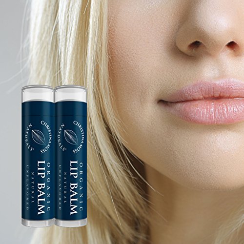 Lip Balm - Lip Care Therapy - Lip Butter - Made With Organic & Natural Ingredients - Repair & Condition Dry, Chapped, Cracked Lips - 6 Pack, Unflavored - Christina Moss Naturals - Thumbnail 3