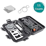 Deyace Emergency Survival Kit, Upgraded First Aid Survival Kit Outdoor Survival Gear Tool for Wilderness/Trip/Cars/Hiking/Camping Gear – Wire Saw, Emergency Blanket, Flashlight, Tactical Pen